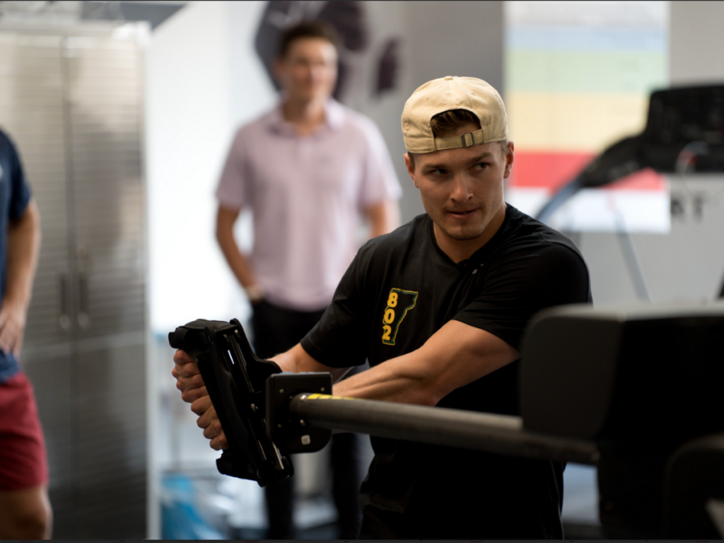 Division I Hockey Player Jacob Malinski Testing