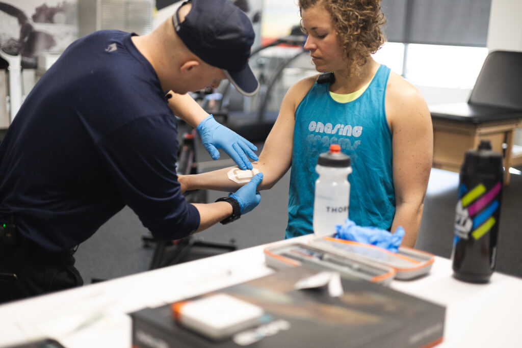 Sweat Analysis testing preparation at Human Powered Health with Jaci Wilson