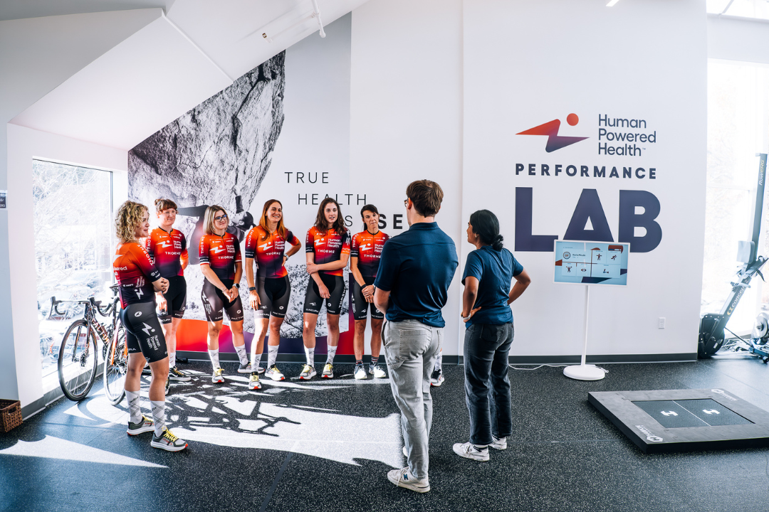 Human Powered Health Cycling Team Visits Wellesley Performance Lab