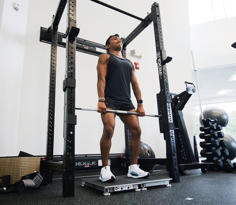 Force Plate Mid Thigh Pull at Human Powered Health